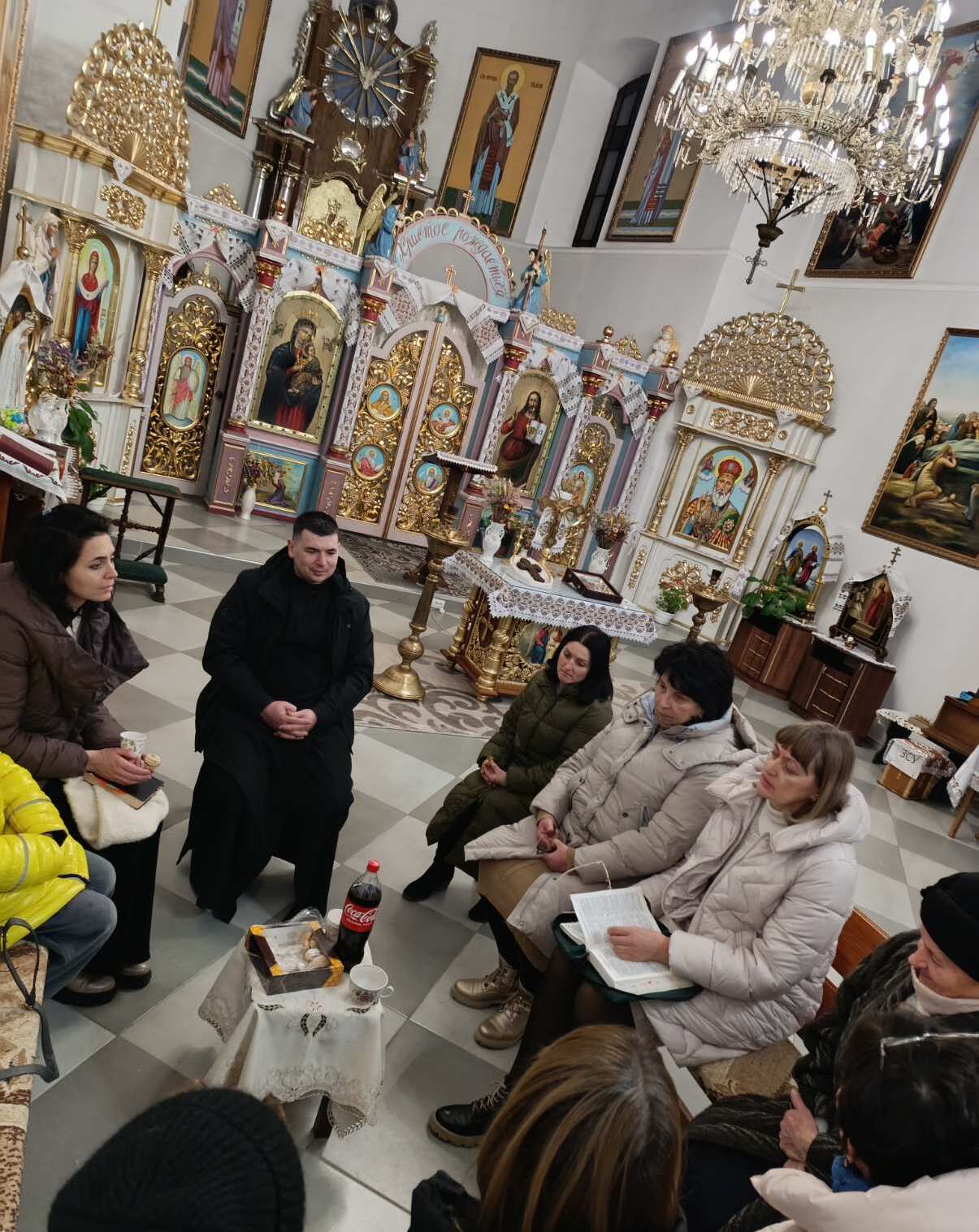 Відвідали парафію у с. Криве